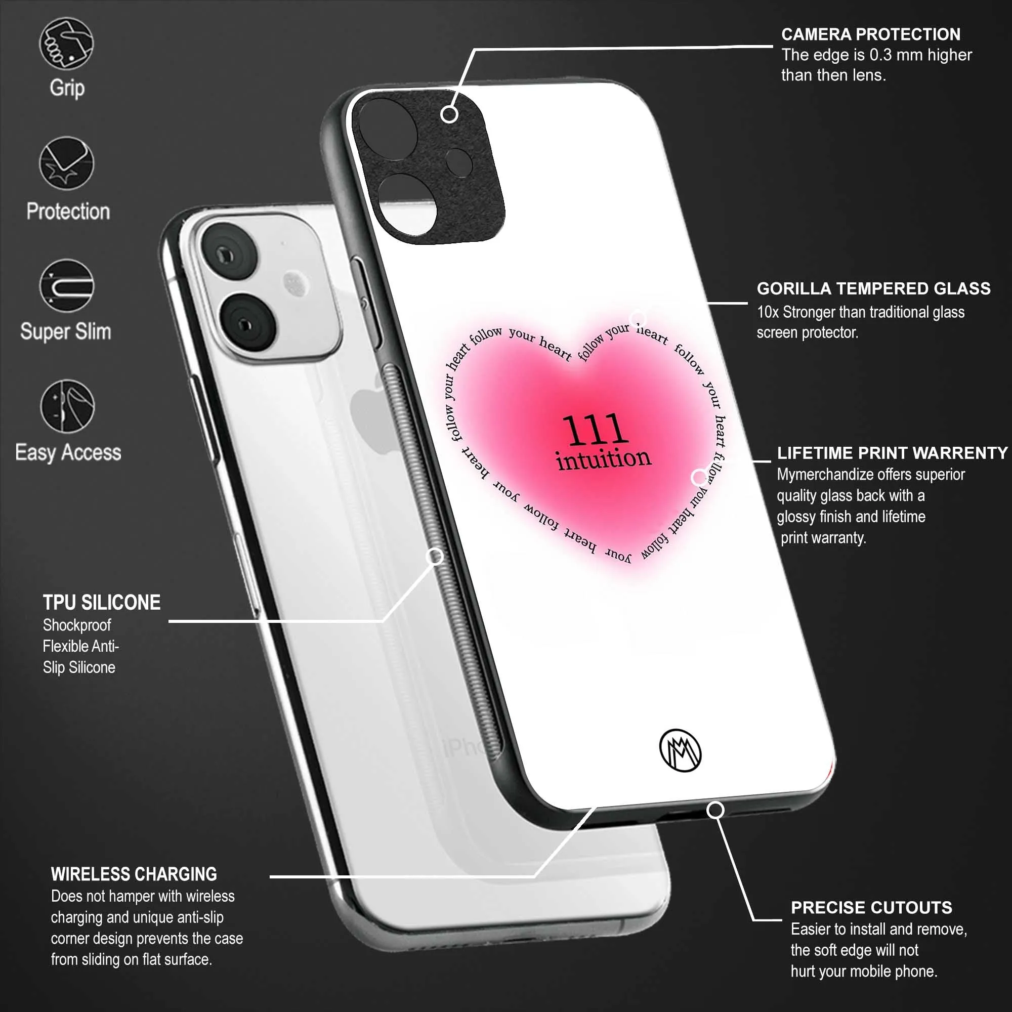 111 Intuition Phone Case for Oppo F17 Pro | Glass Case