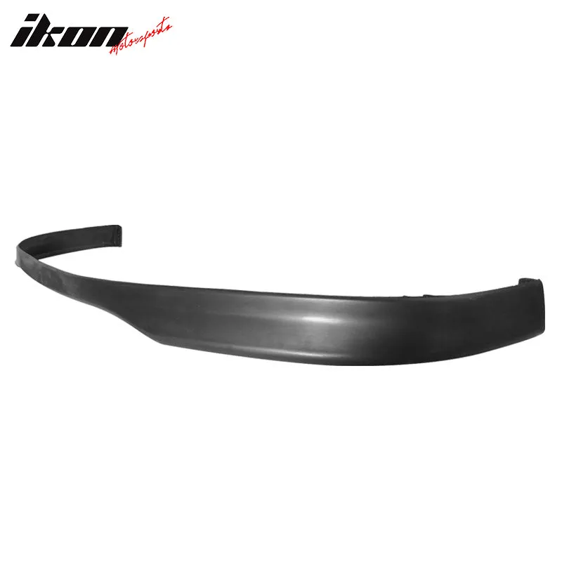 1999-2000 Honda Civic 2 3 4Dr T-R Style Black Front Bumper Lip PU