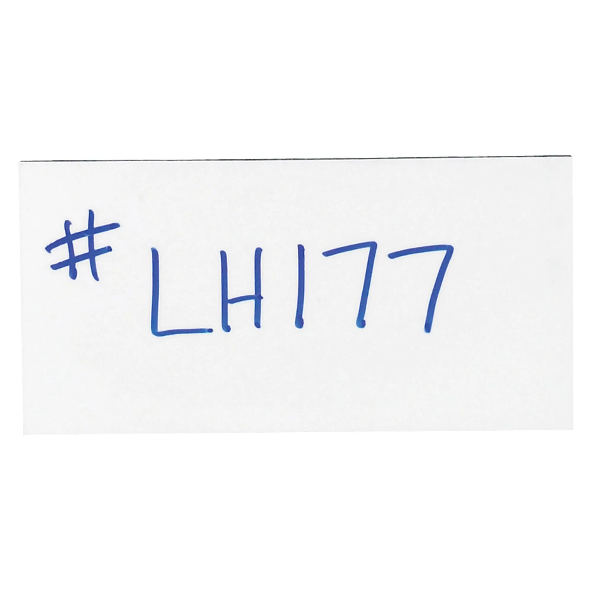 2 x 4" White Warehouse Labels - Magnetic Strips