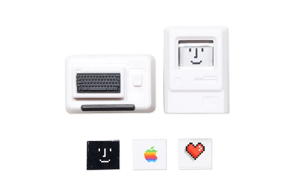 2022 MAC Macintosh Keycap Vintage Style Classic Retro Personalized Keycap For Mechanical Keyboard Backlit Keycap ESC 1.5U Tab PC