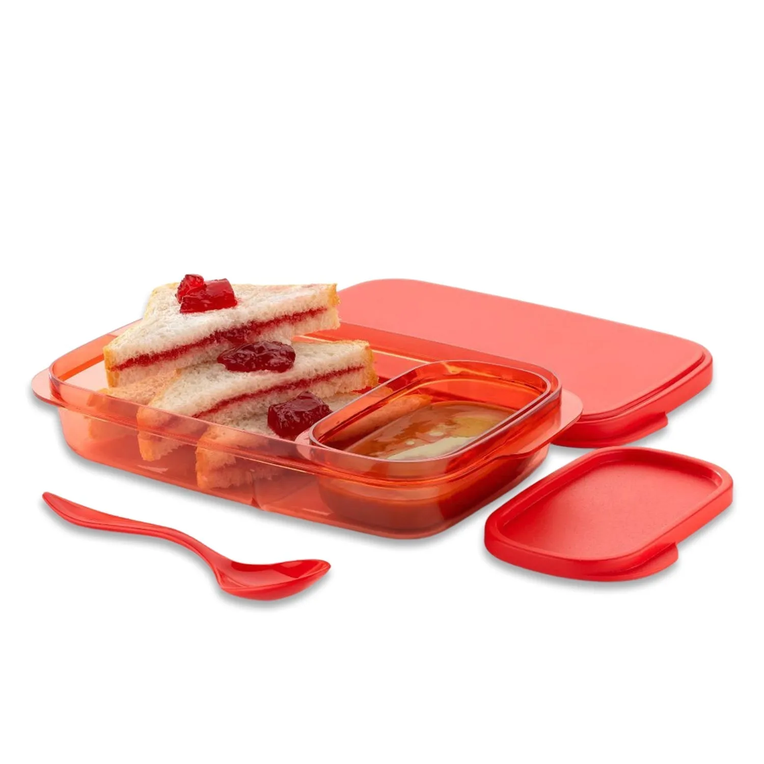 2879 Seal Rectangular 2 Containers Lunch Box