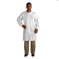 3M™ Disposable Lab Coat with Zip 4440-XL White, 50 EA/Case