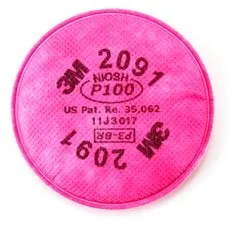 3M™ Particulate Filter 2091/07000(AAD), P100 100 EA/Case