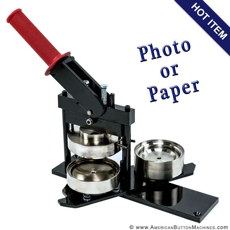 3" Mounted Photo Button Making Kit