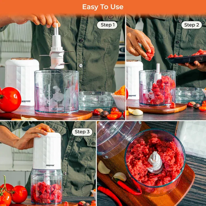 400W Mini Food Processor 500ML Food Chopper