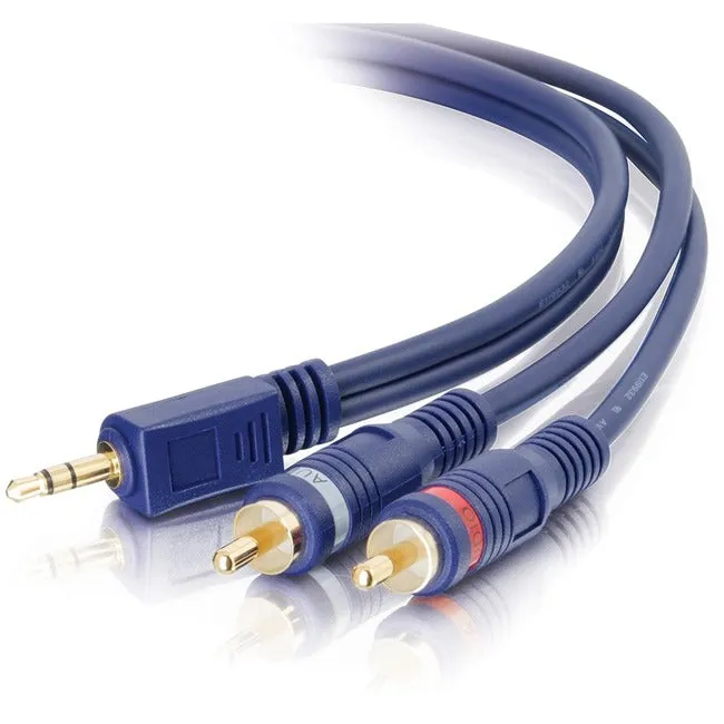 50Ft Velocity&Trade; One 3.5Mm Stereo Male To Two Rca Stereo Male Y-Cable