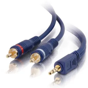 6Ft Velocity&Trade; One 3.5Mm Stereo Male To Two Rca Stereo Male Y-Cable