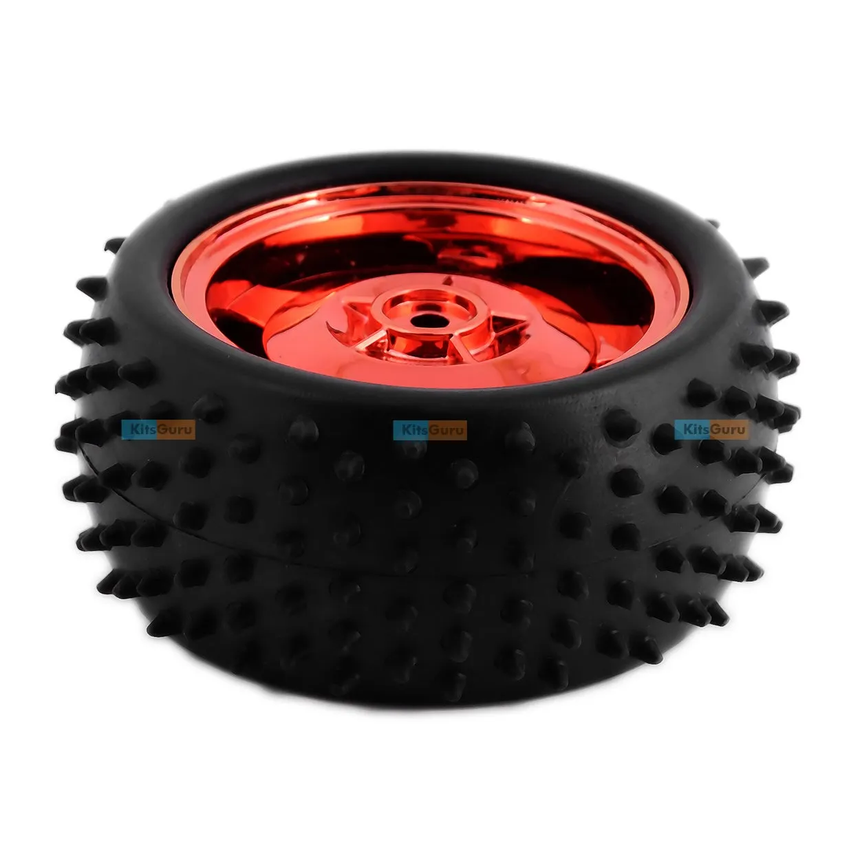 85mm Large and 38mm Width Friction Sponge Robot rubber wheel (Red)