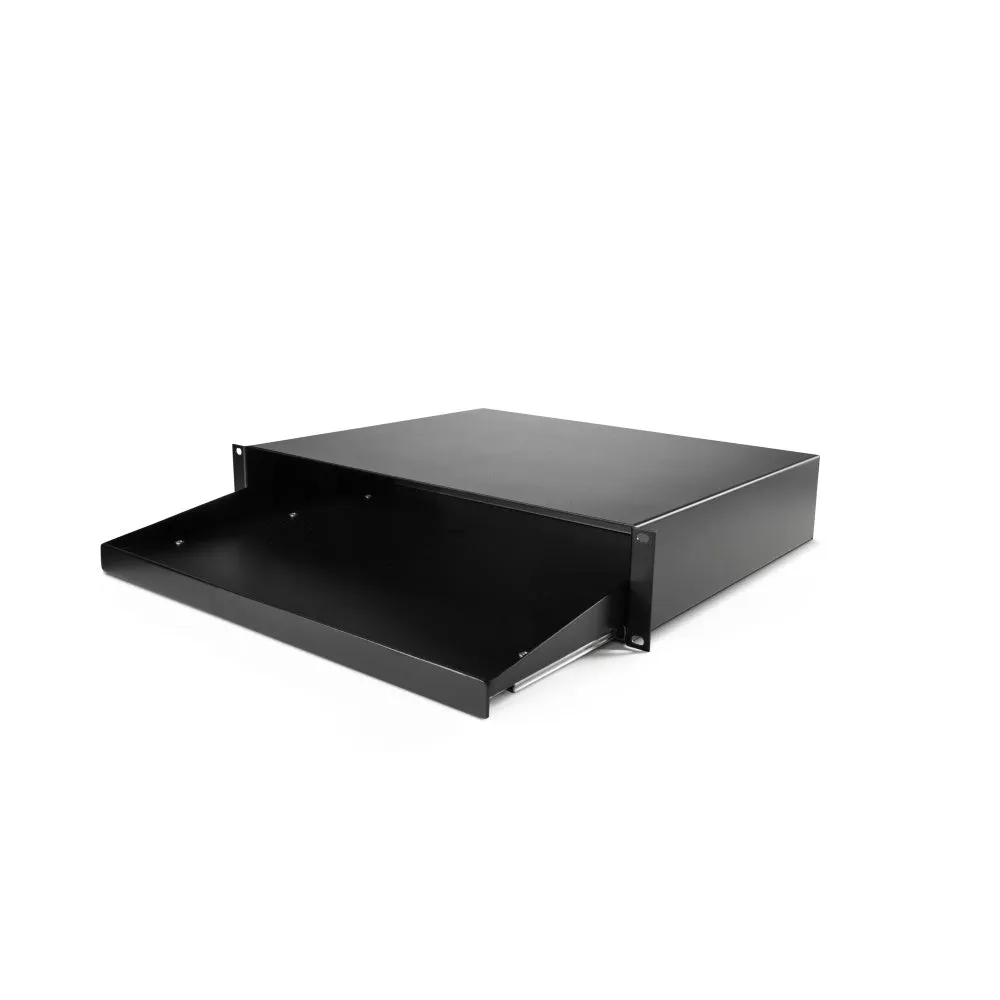 Adam Hall 19 Inch 2 U Rackmount Computer Keyboard Tray