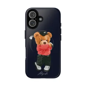 Adorable Magnetic Tough Bear Golf Phone Case