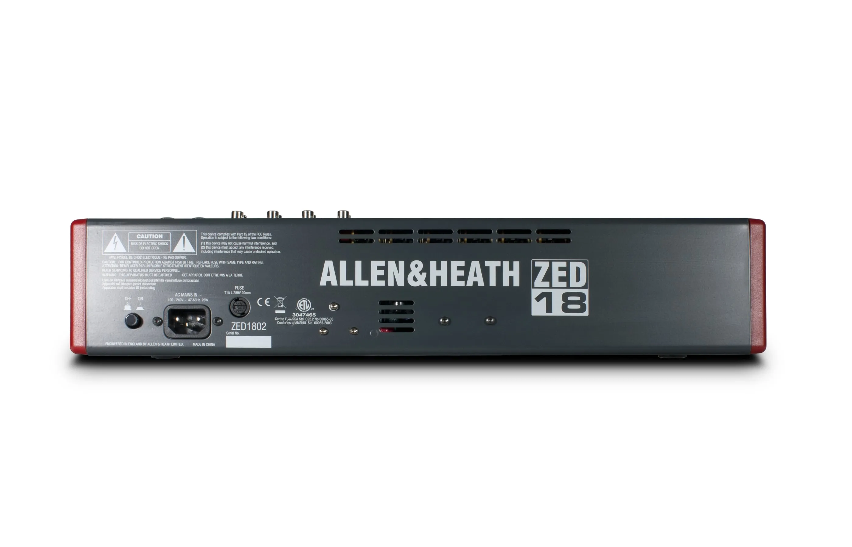 Allen & Heath ZED-18 18-Channel Recording And Live Sound Mixer With USB Connection