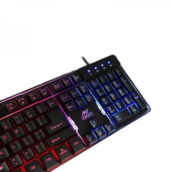 ANT ESPORTS MK700 PRO BACKLIT RAINBOW COLOR GAMING KEYBOARD