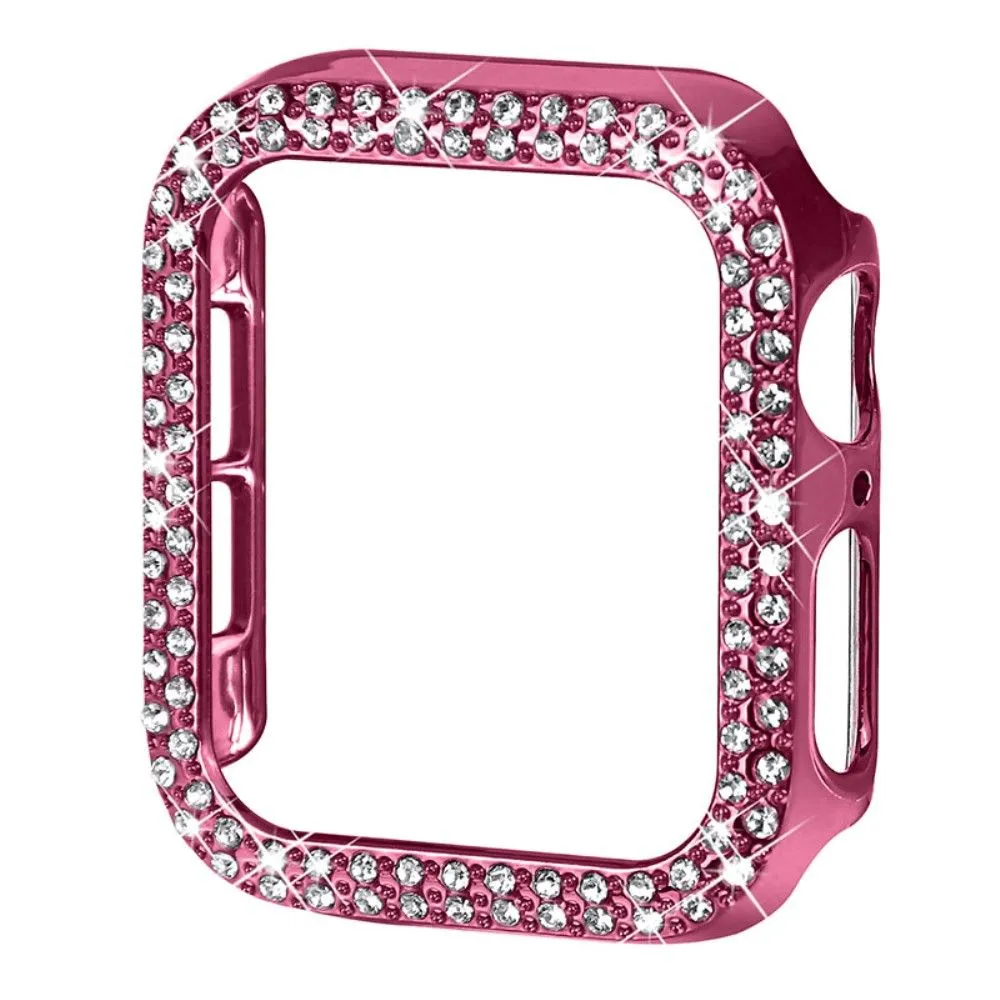 Apple Watch (41mm) rhinestone décor protective cover - Rose Pink