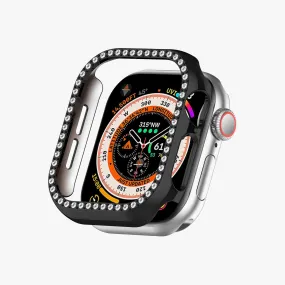 Apple Watch Diamond Plated Protective Hard Case - Black