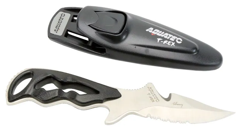 Aquatec T-Rex Low Profile Dive Knife (Pointed Tip)