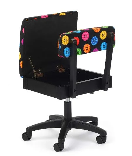 Arrow Adjustable Height Hydraulic Chair - Button