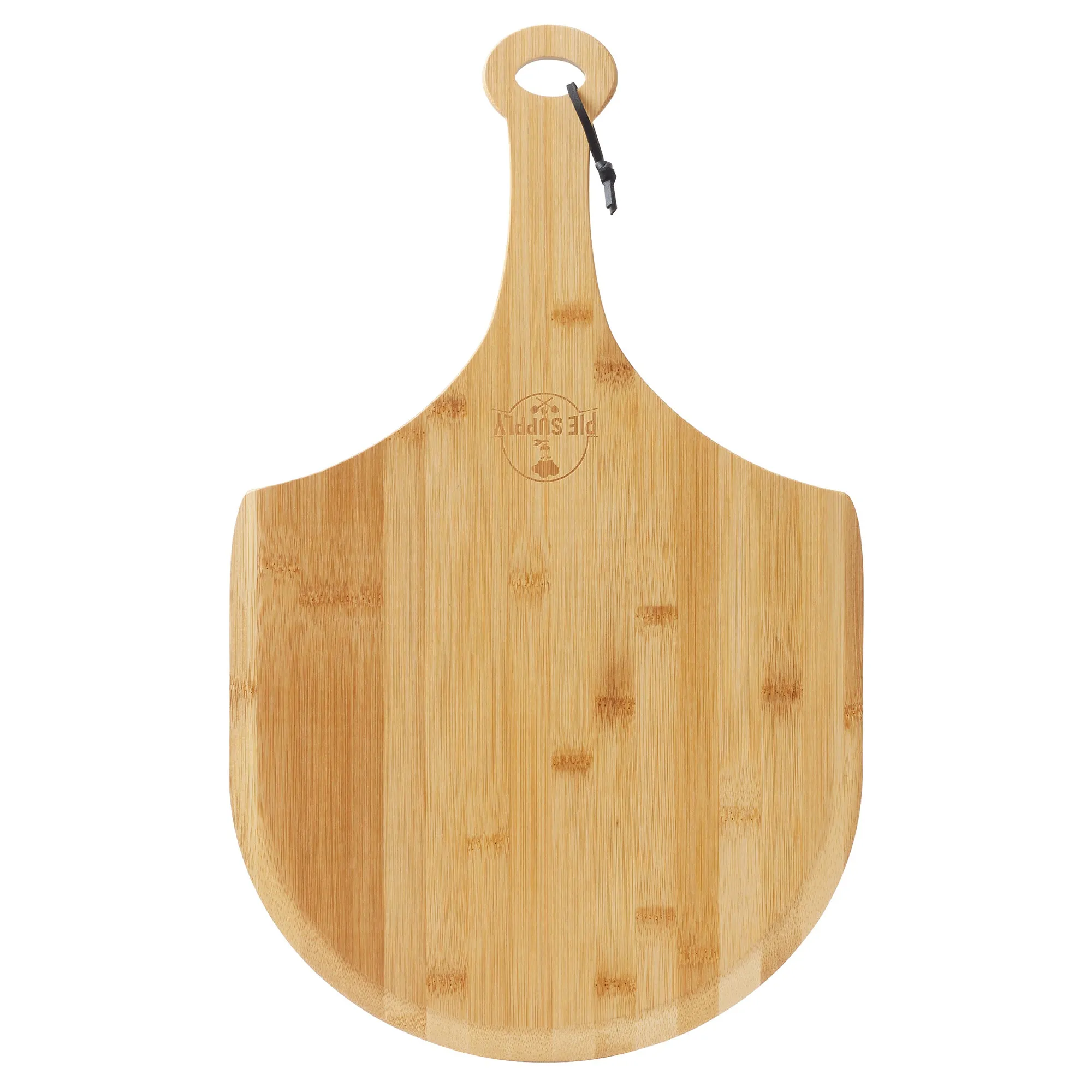 Bamboo Pizza Peel, Wooden Paddle Cutting Board with Handle