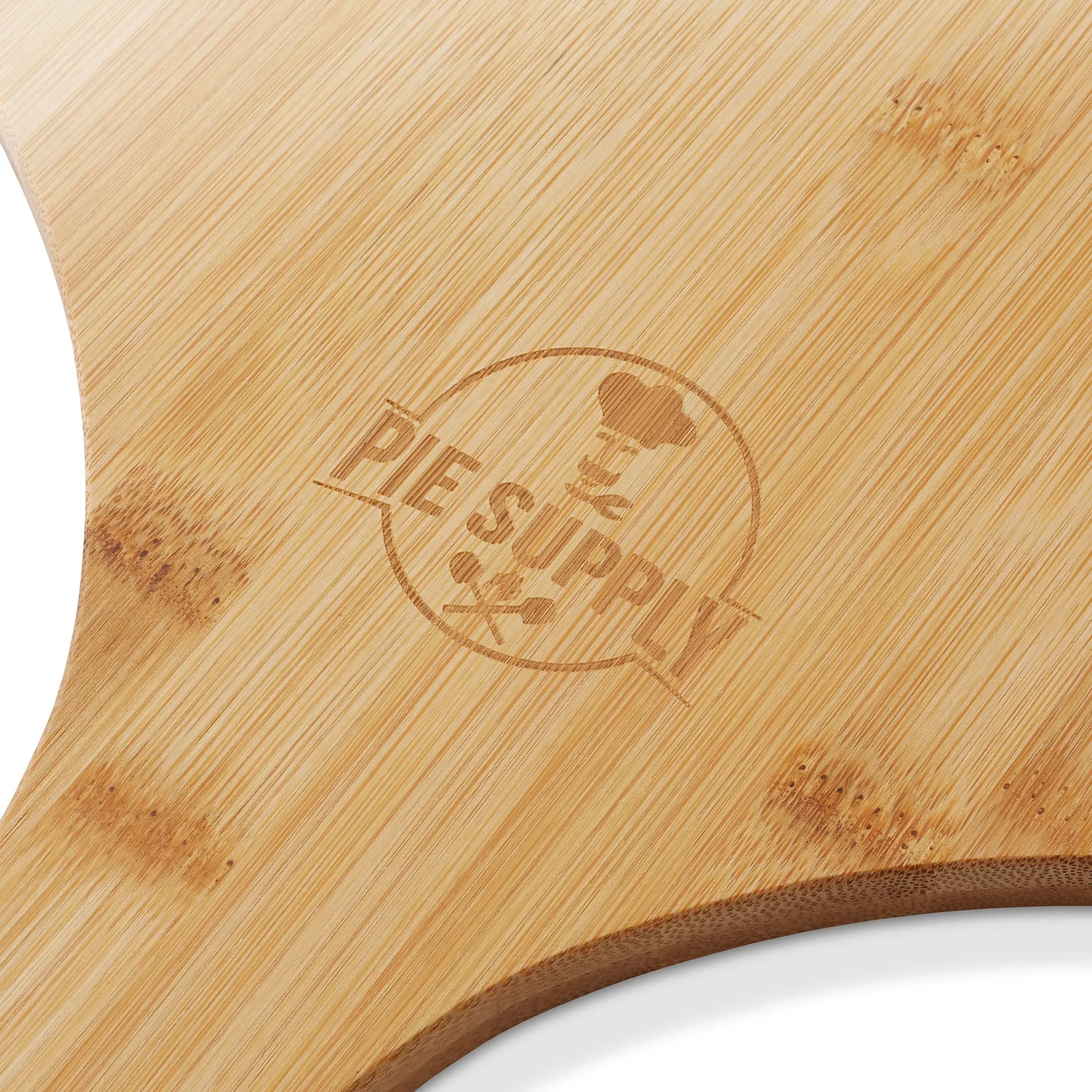 Bamboo Pizza Peel, Wooden Paddle Cutting Board with Handle