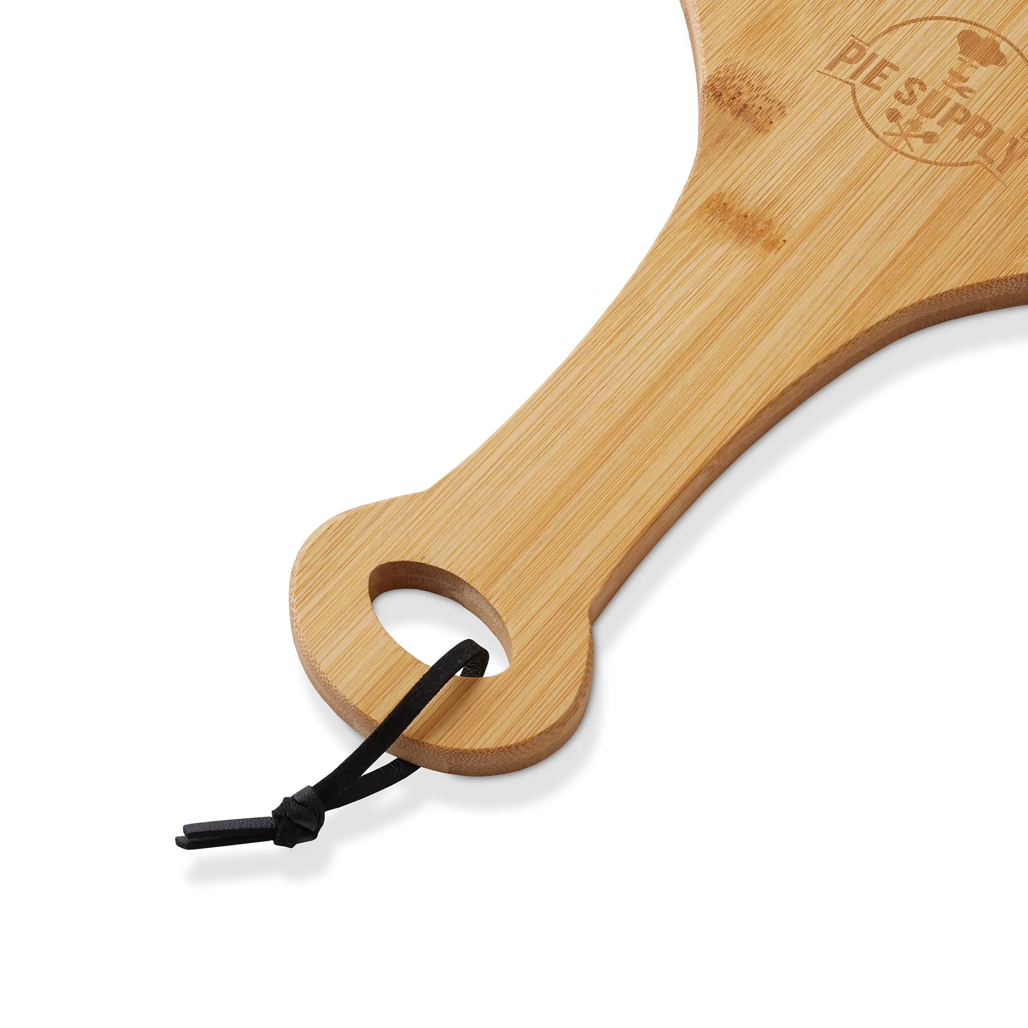 Bamboo Pizza Peel, Wooden Paddle Cutting Board with Handle