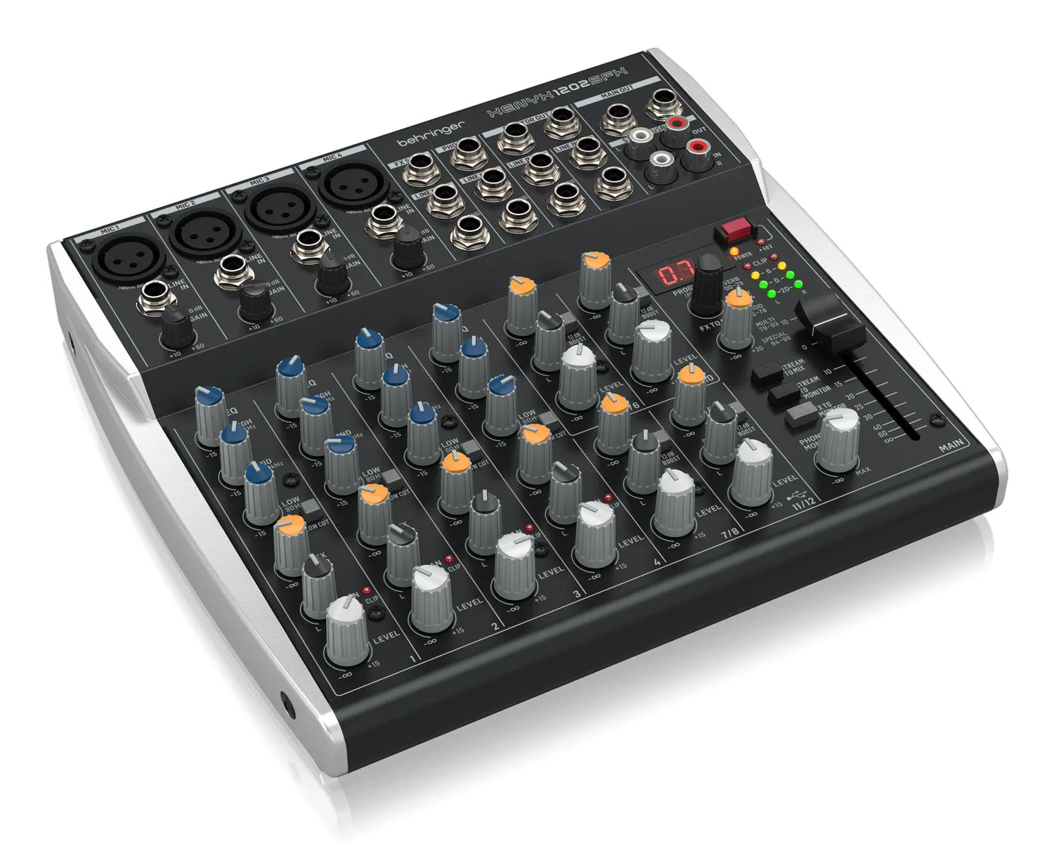 Behringer XENYX 1202SFX 12 Channel Mixer with USB & Effects