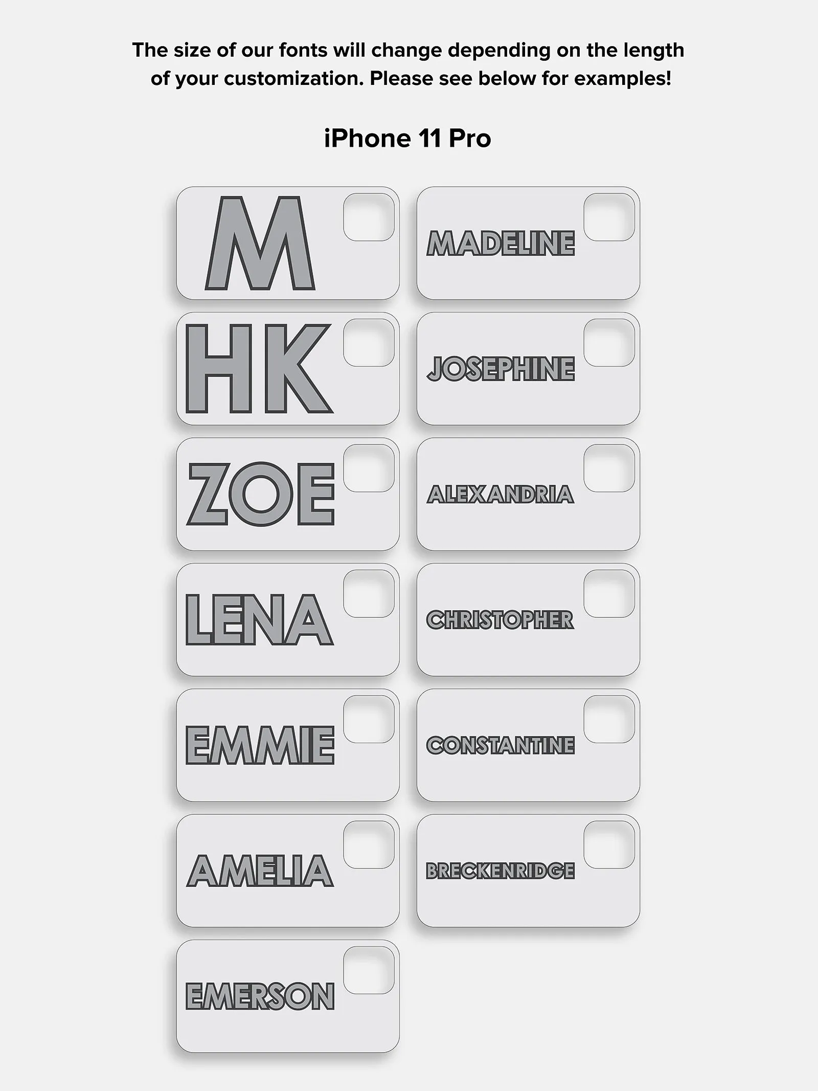 Block Font Custom iPhone Case - Lavender/Purple