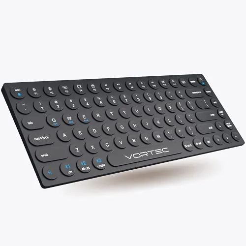 Bluetooth Keyboard for iPad iPhone Android Apple Windows by Vortec