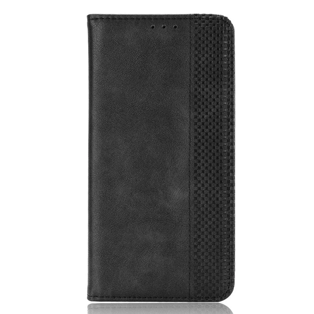 Bofink Vintage Vivo Y76s leather case - Black