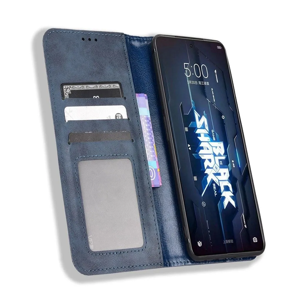 Bofink Vintage Xiaomi Black Shark 5 RS leather case - Blue