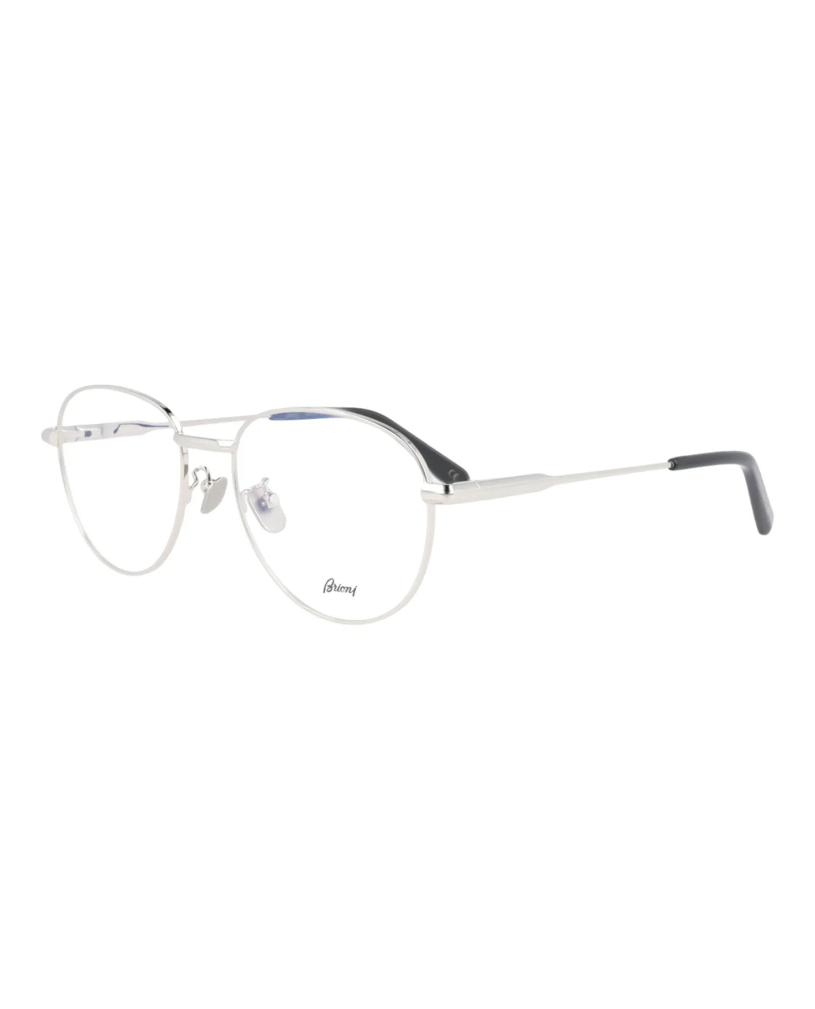 Brioni Round-Frame Metal Optical Frames