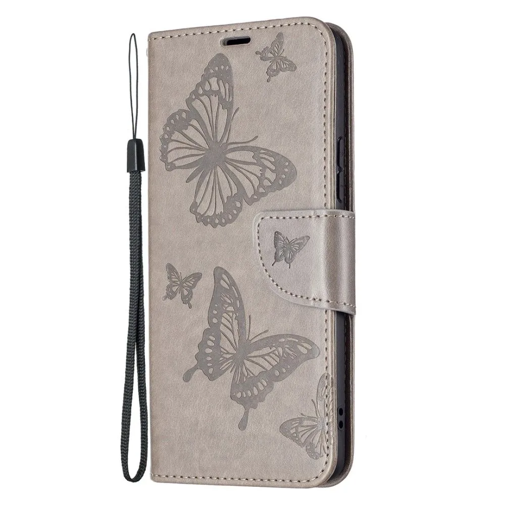 Butterfly Samsung Galaxy A53 5G flip case - Grey