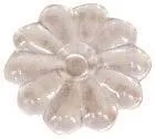 Button Rosette Clear Bg 100ct