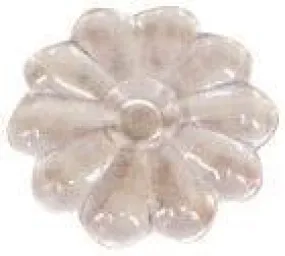 Button Rosette Clear Bg 100ct