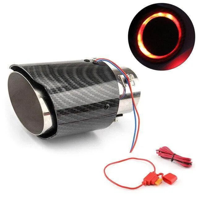 Car Modified Exhaust Pipe LED Light