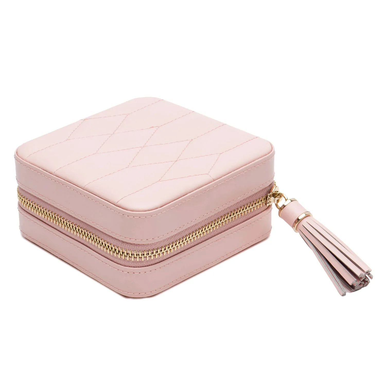 Caroline Zip Travel Case Rose Quartz