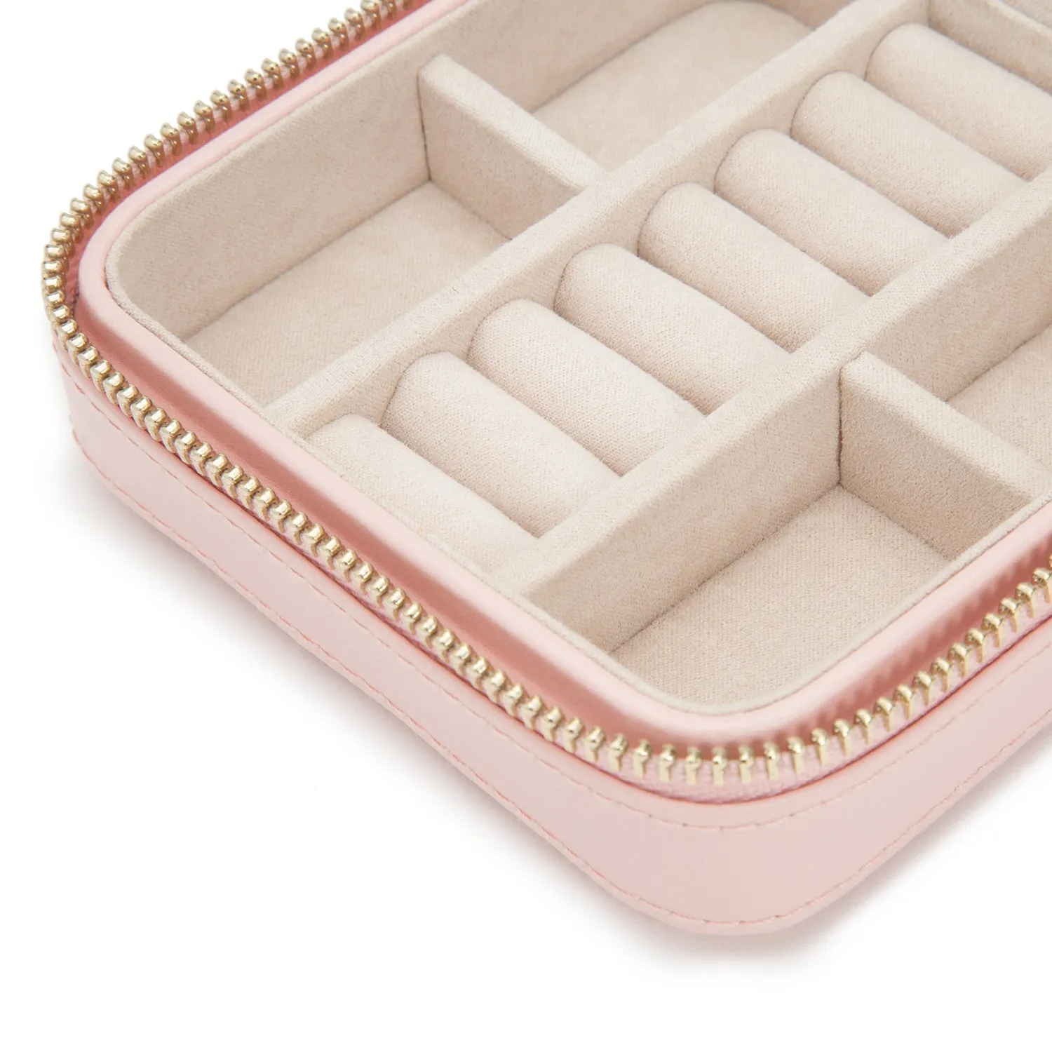 Caroline Zip Travel Case Rose Quartz