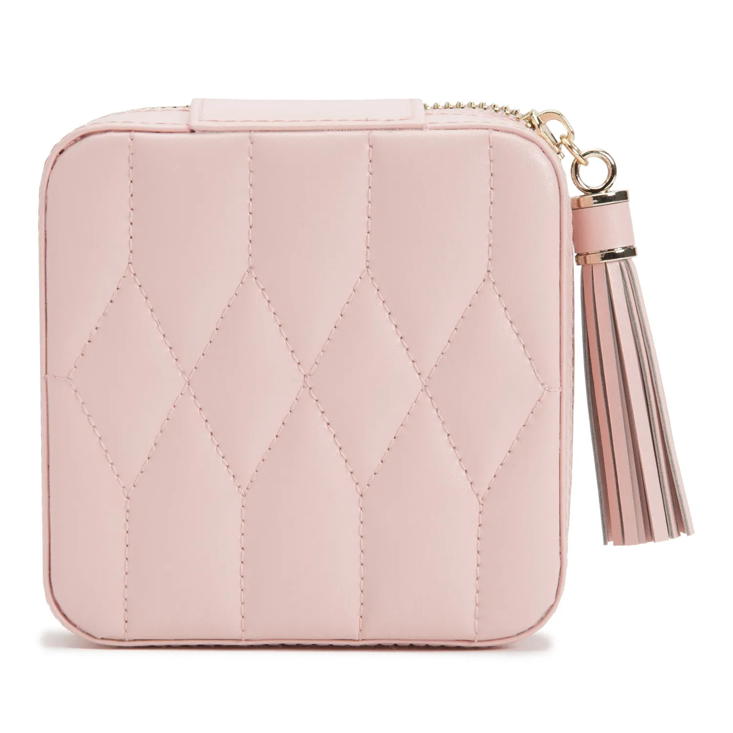 Caroline Zip Travel Case Rose Quartz