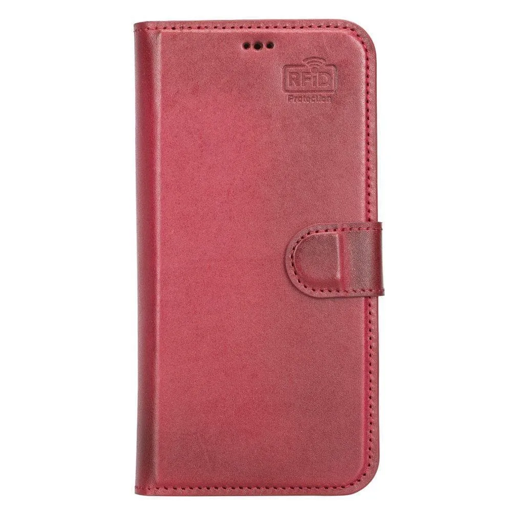 Carter iPhone 13 Pro Max Detachable Wallet Case, Vegetal Red