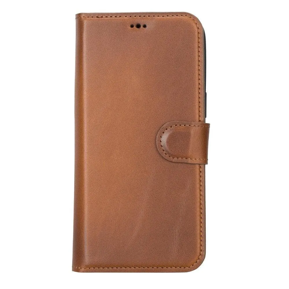 Carter iPhone 14 Plus Detachable Wallet Case, Rustic Tan