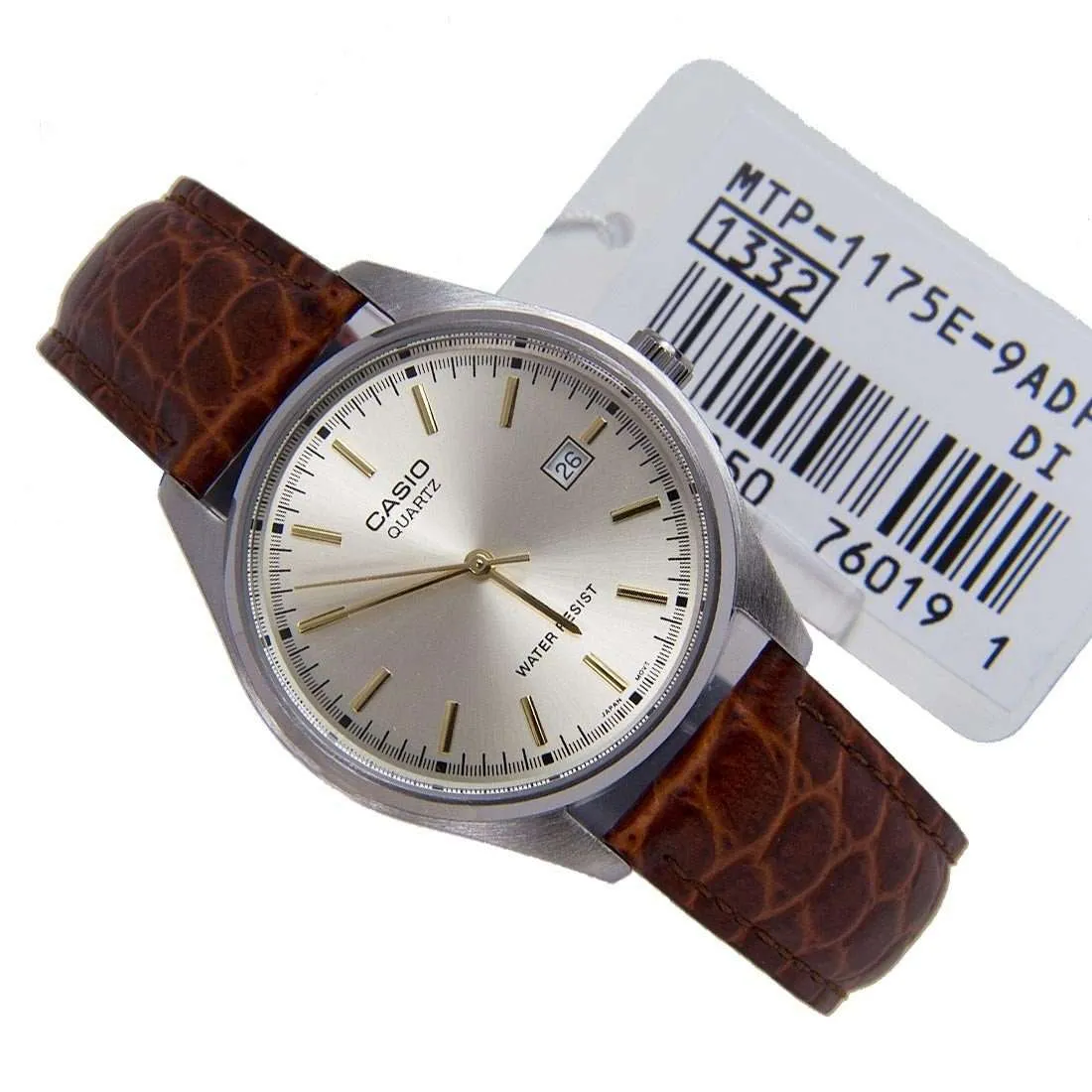 Casio MTP-1175E-9ADF Brown Leather Strap Watch for Men