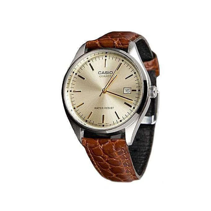 Casio MTP-1175E-9ADF Brown Leather Strap Watch for Men