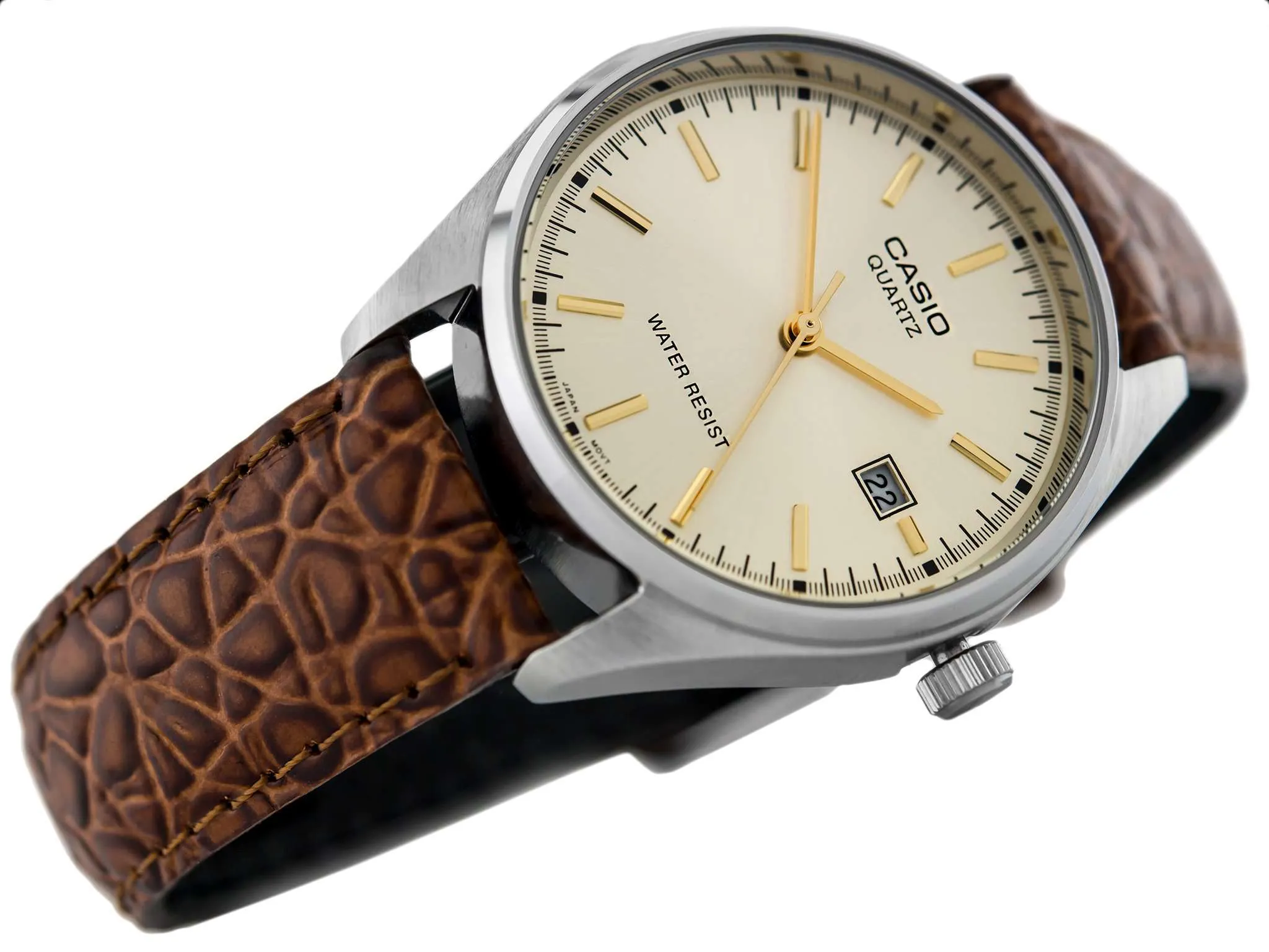 Casio MTP-1175E-9ADF Brown Leather Strap Watch for Men