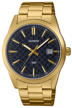 Casio MTP-VD03G-1A Gold Strap Watch for Men