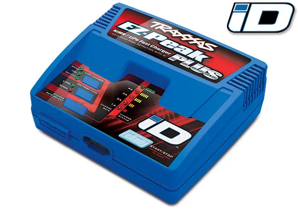 Charger, EZ-Peak Plus, 4 amp, NiMH/LiPo with iD Auto Battery Identification