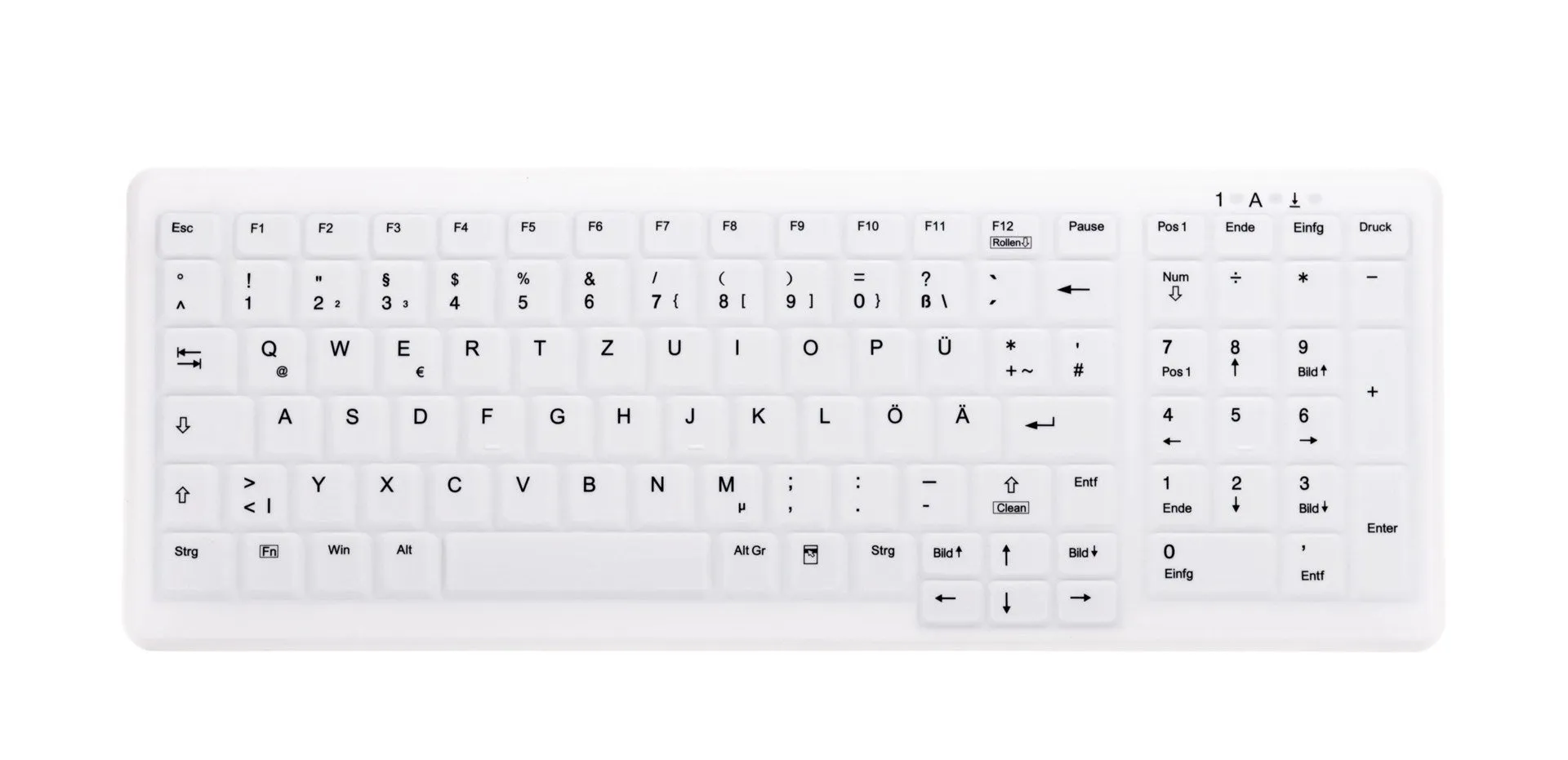 Cherry Ak-C7000 Keyboard Medical Rf Wireless   Usb Qwertz German White