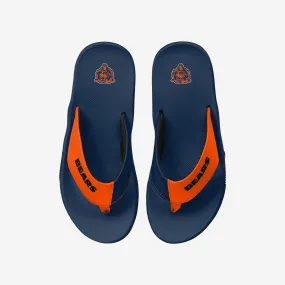 Chicago Bears Team Color Contour Flip Flop