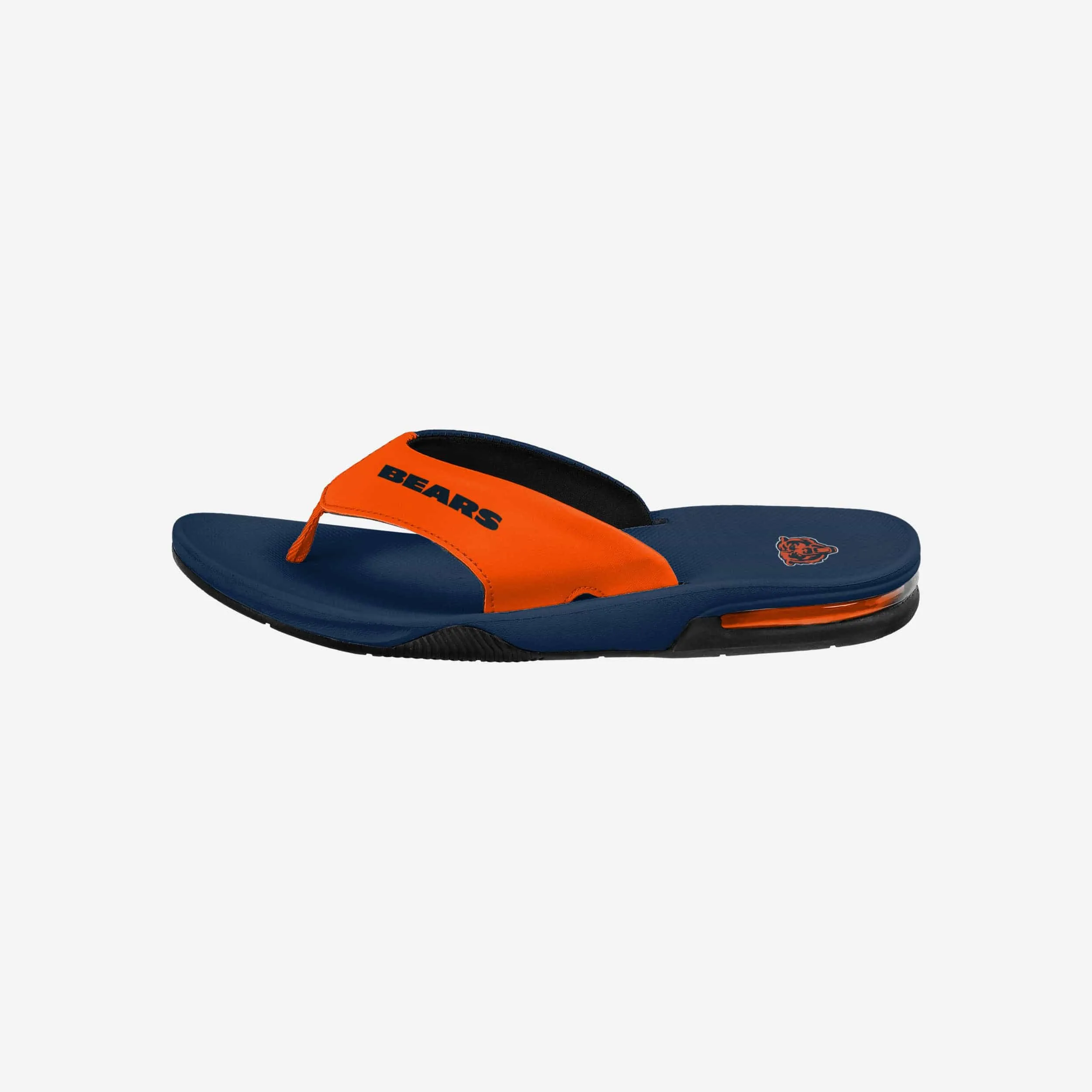 Chicago Bears Team Color Contour Flip Flop