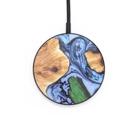 Circle Wood Resin Wireless Charger - Amiyah (Mosaic, 671252)