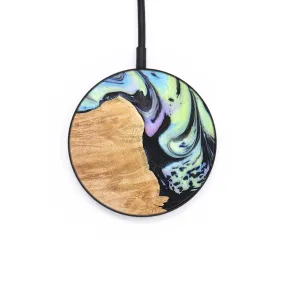 Circle Wood Resin Wireless Charger - April (Aurora, 671879)