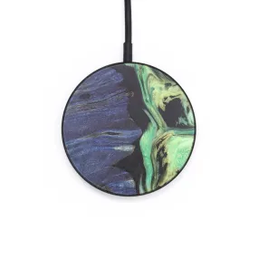 Circle Wood Resin Wireless Charger - Bobbie (Green, 679009)