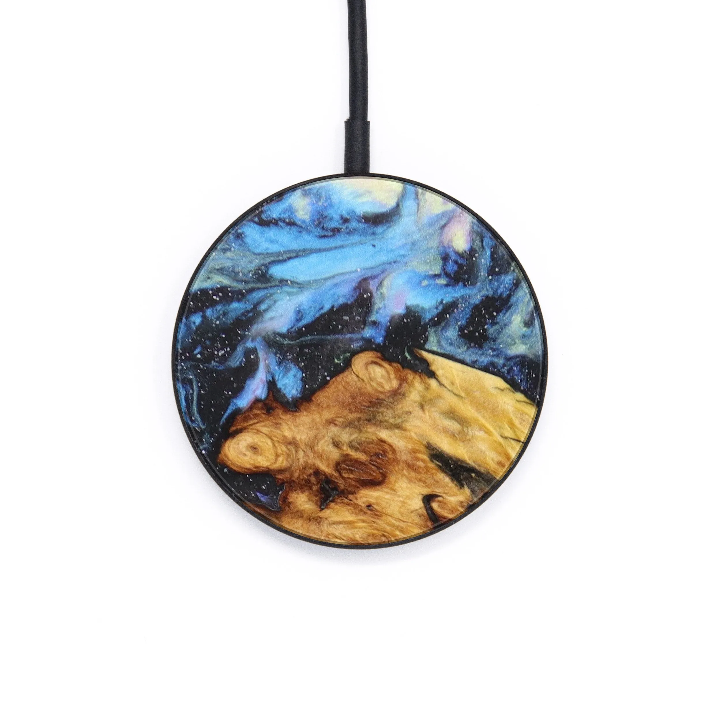 Circle Wood Resin Wireless Charger - Bonny (Aurora, 617442)